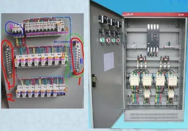 詳細說明了電氣設(shè)計中配電箱配電柜的接線圖。