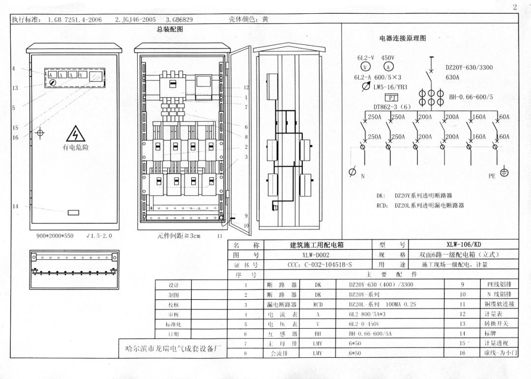 施工現(xiàn)場(chǎng)臨時(shí)用電配電箱(機(jī)柜)標(biāo)準(zhǔn)化配置圖集，只有這一個(gè)！