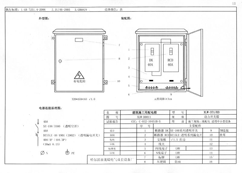 從變壓器到配電箱！臨時電源線連接和配電箱配置標準圖！