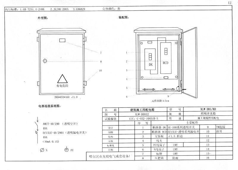 從變壓器到配電箱！臨時電源線連接和配電箱配置標準圖！